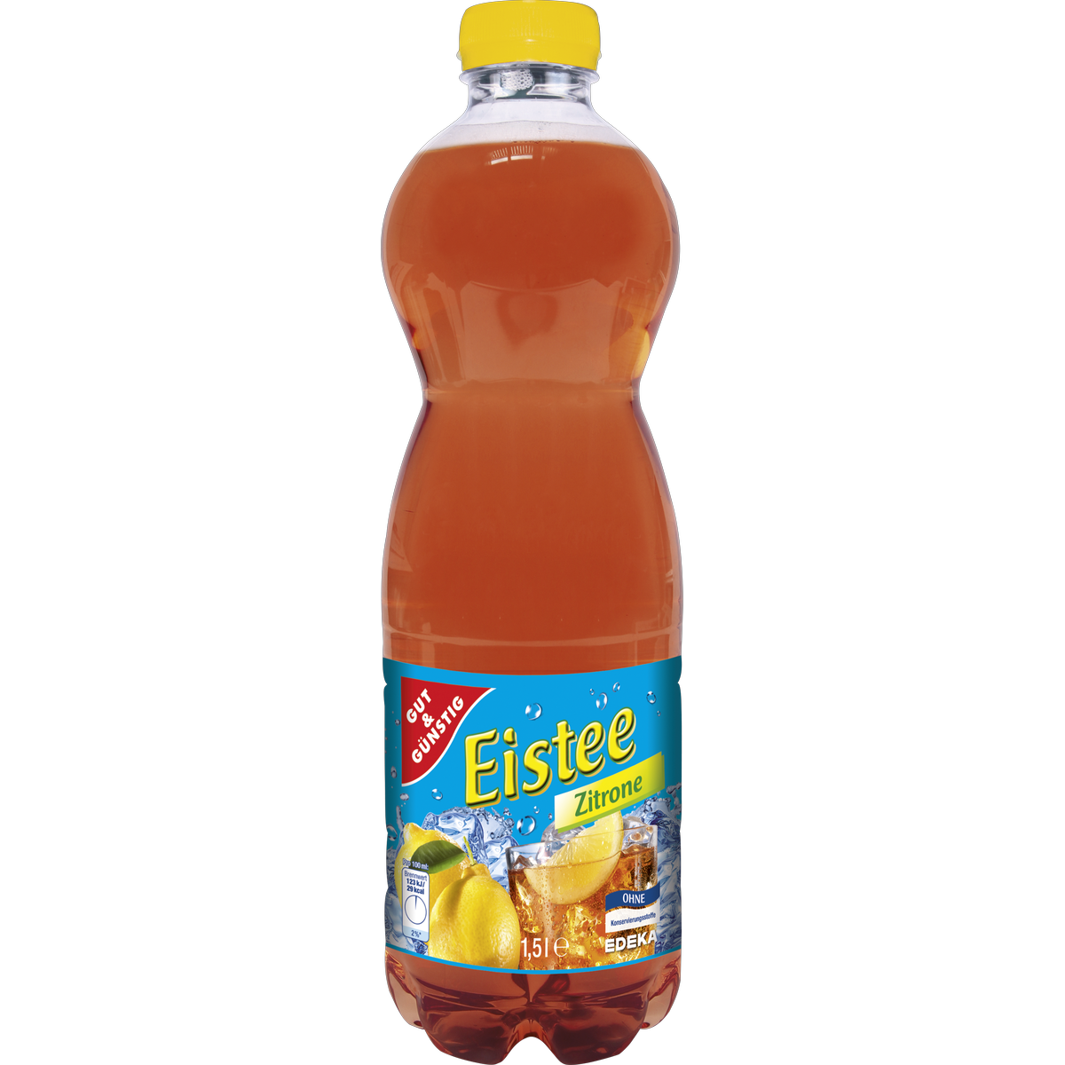Bild von G+G EISTEE ZITRONE  PET 6X1,5L