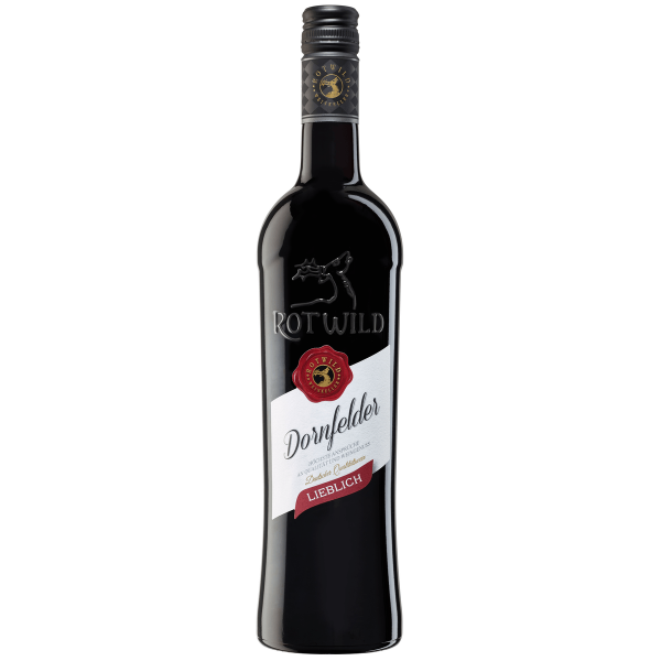 Bild von Rotwild Dornfelder lieblich 0,75L