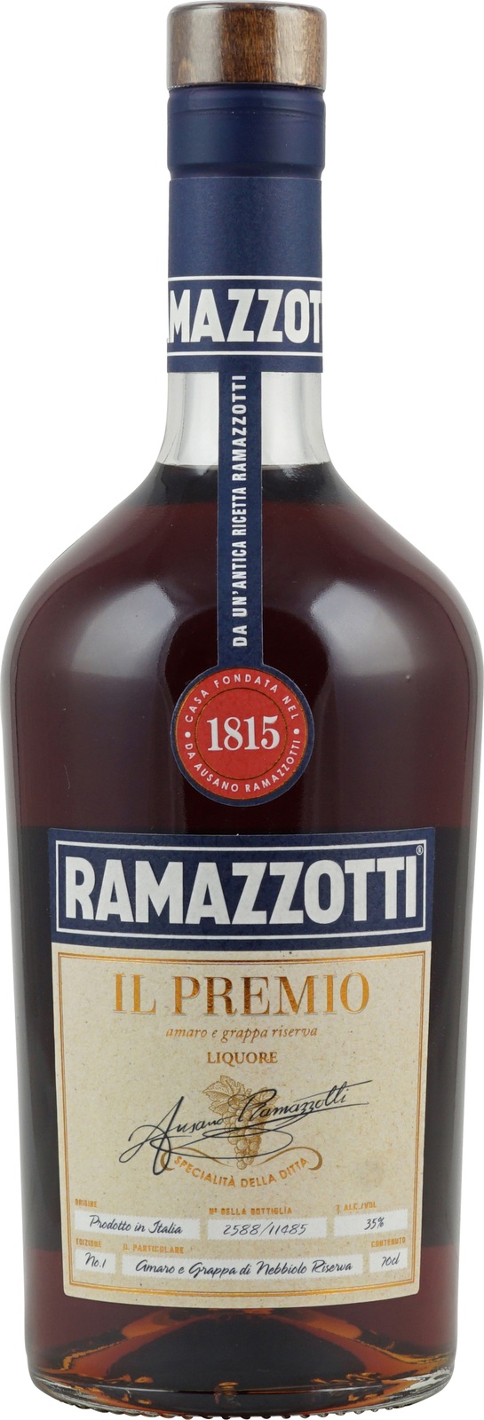 Bild von RAMAZZOTTI IL PREMIO 35%  0,7L