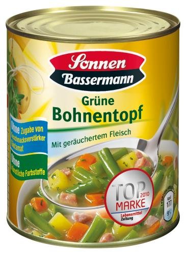 Bild von SONNEN GRUENE BOHNEN TOPF 800G