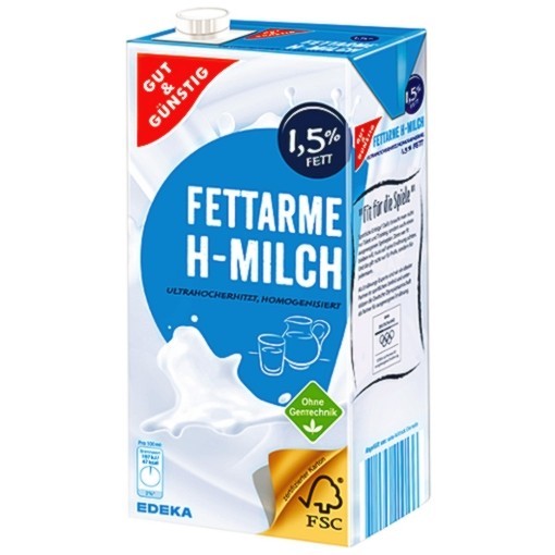 Bild von G+G H-MILCH 1,5%            1L