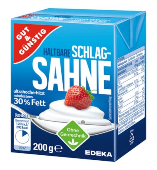 Bild von G+G H-SCHLAGSAHNE PACKG.  200G