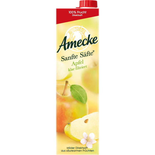 Bild von Amecke Sanfte Säfte Apfel klar filtriert  1L