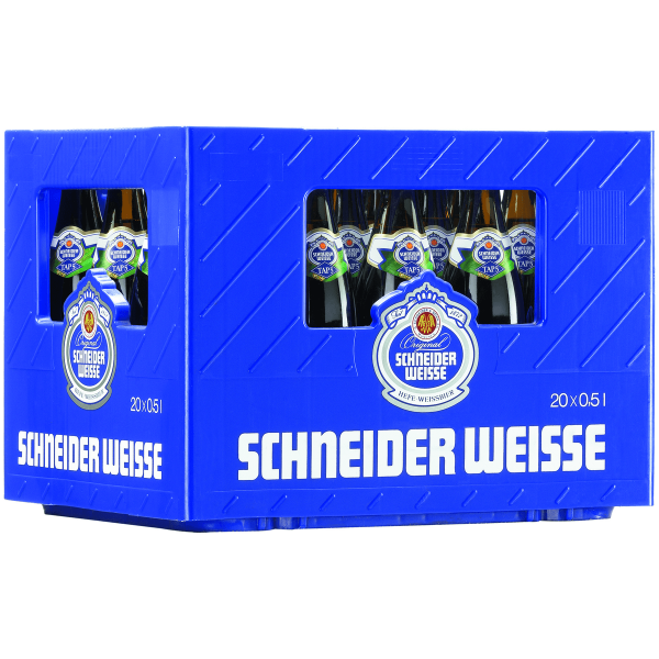 Bild von Schneider Hopfen Weiße  20 x 0,5L